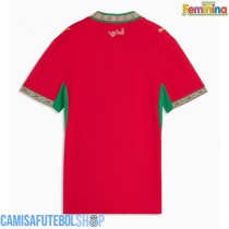Camisa de time de futebol Marrocos Replicas 1º Equipamento Feminina Mundo 2026 Manga Curta